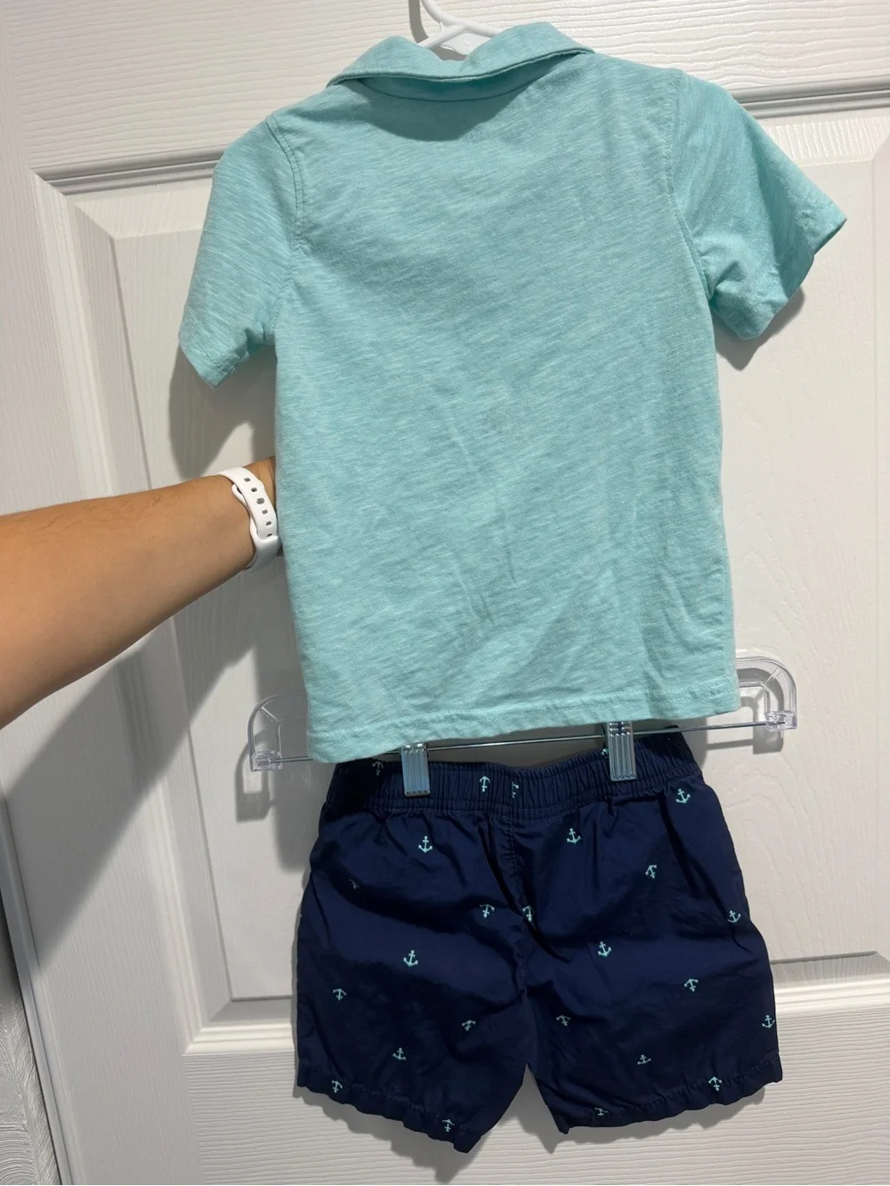 Carter's Toddler Aqua Polo Shirt - Aqua